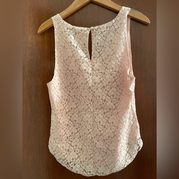 Talula Aritzia Betty Lace Tank top in Blush pink - Picture 4 of 5